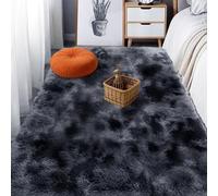 GUOGHUI Alfombras de Habitacion 80 x 140 cm Suave Alfombra Moderna y Suave Lavable hasta para Sala de Estar, Comedor, Habitación de Niños, Gris Oscuro