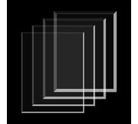 GUOGHUI Placa de Acrílico 59 x 105 cm con Película Protectora Hojas de Acrílico Alta Transmisión de Luz para Decoración, Pantalla, Pintura, 3mm