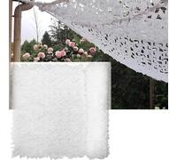GUOGLZ Red De Camuflaje Blanca 1.5x3 2x3 3x4 3.5x8 5x6 （m） Toldos Decorativo Militar, Persianas para Fiestas Vela De Sombra De Camuflaje(5.0 * 6.0m/16.4 * 19.7FT)