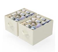 GUOHNHE Organizador Zapatos Closet, 12-24 Pares, 42x32x26cm, Beige, Set 2