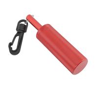 GUOHOQIX Agitador de Buceo para aleación de Aluminio, Dispositivo de señal acústica subacuática con Textura Antideslizante, Bola de Acero incorporada, Gancho Giratorio para fácil (Roja)