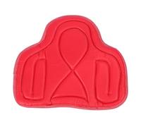 GUOHOQIX Almohadilla para Silla de Montar, Material de PU de Primera Calidad, absorción de Impactos, Espesor Mejorado, diseño Transpirable, fácil de Limpiar, conducción cómoda (Roja)