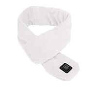 GUOHOQIX Calentador De Cuello Eléctrico para Mujeres Y Hombres, Tres Configuraciones De Calor Ajustables, Tela Y Agradable para La Piel, Diseño Impermeable, Ideal para (Blanca)