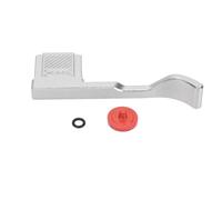 GUOHOQIX Empuñadura para el Pulgar con Tapa para la Zapata de la cámara XM5, Antideslizante, de aleación de Aluminio, con botón Disparador. Accesorios de fotografía. (Plata)