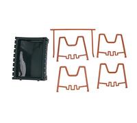 GUOHOQIX Organizador de Tapas de ollas para Cocina, Material PP de Primera Calidad, Base Antideslizante, diseño Que Ahorra Espacio, fácil instalación para Almacenamiento de (Estilo D)