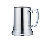 guojiwu 1pc Acero Inoxidable Jarra De Cerveza L Café Taza De Té Taza Cóctel Padre del Regalo del Día De Pared Doble con Aislamiento Cerveza 560m