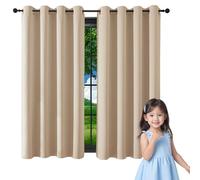 GUOJUN Cortinas Salon Modernas 70 x 150 cm Modernas Opacas con Ojales Cortinas Dormitorio Anti Luz Acustico Privacidad para Salon Dormitorio Cocina, Azul Oscuro