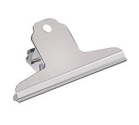 GUOKOFF Grande Bulldog Clip, 12 Pieza Bulldog Clip, 160mm Binder Paper Clips Pinzas Metal Papel de Bisagra Clip, Plata Binder Clip, Clip Grande de Metal para Bisagra para oficina, escuela
