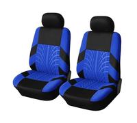 GUOLEIOO Fundas Asientos Coche,para Nissan Qashqai J12 2006-2022 2023 2024 2025 Delanteros Y Traseros Cómodo Juegos De Cubreasientos Accesorio,Cómodo y Transpirable Set Completo,2 Front Seats (Blue)