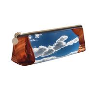 GUOLGP Arches National Park-Estuche para lápices con impresión estándar de gran capacidad, 21 x 5 x 6 cm, bolsa triangular para uso diario