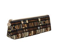 GUOLGP Estuche de tela de barro africano con estampado tribal elegante de gran capacidad, 8.3 x 2.2 x 2.4 pulgadas, bolsa triangular Daily Essentials