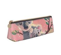GUOLGP Koala Bear Print - Estuche para lápices con diseño de oso de koala, gran capacidad, 8.3 x 2.2 x 2.4 pulgadas, bolsa triangular para uso diario