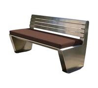 GUOLIXIA Cojín para Banco 42 x 66 cm Suave, Lavable Cojín para Banco de Jardín Uso Interior y Exterior para Terraza Balcón Palet Comedor Columpios, marrón