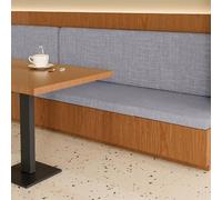 GUOLIXIA Cojín para Banco 60 x 195 cm Suave, Lavable Grueso Cojin de Banco de Jardin Zapatero Uso Interior y Exterior para Bancos de Madera, Palets, Taburetes y Sillas de Comedor, Gris Claro