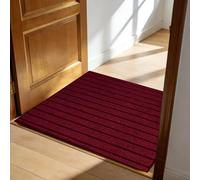 GUOLIXIA Tapete de Bienvenida 60 x 172 cm Impermeable, Lavable para Atrapar Suciedad Alfombrilla de Entrada Exterior e Interior para Recibidor Pasillo, Cocina, Dormitorio, Rojo