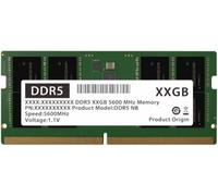 GUOM Memoria RAM DDR5 16GB 5600MHz SODIMM para ordenador portátil 262-PIN 1.1V
