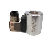 GUOQGXAY Bobina de electroválvula hidráulica MFB12-37YC MFZ12-37YC 30 W CA 220 V CA 110 V CC 24 V CC 12 V CC 48 V CC 60 V Diámetro del Orificio 23 mm Altura 51 mm(Mfz12-37yc Dc48v)