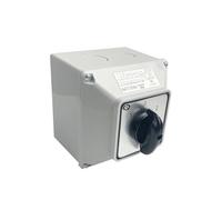 GUOQGXAY Interruptor de Leva rotatorio de Cambio LW26-32/1M, 32 A, 1 Polo, con Caja Impermeable, interruptores eléctricos selectorizados(102)