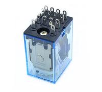 GUOQGXAY Relé de Uso General MY4NJ (10 Unidades), 4 Pines, 14 Pines, CA 110 V, CC 110 V, CA 220 V, CC 220 V, Interruptor de relé MY4NJ(AC 220V)