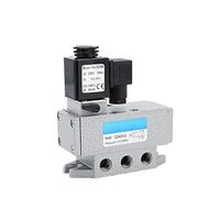 GUOQGXAY Válvula Solenoide Neumática Q24DH8 Válvula de Aire de Q24D2H-15 de Dos Posiciones y Cuatro Vías Válvula de Control de Solenoide de 220 V 24 V(Q24d2h 8,Motor with Bracket)