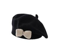 GuoQiao Boina de Punto Linda para niña, Sombrero Suave y cómodo, Elegante Boina para niña, Actividades al Aire Libre, Regalo