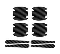 GUOQINGLH 8 Piezas Película Protectora Manija Puerta para Polestar 2 I 2020-2024, Coche Protectores Manija Anti-Arañazos Película Protección Pintura,A/Black