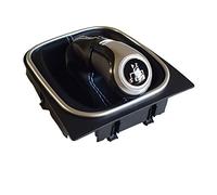 guostar Pomo De Cambio Manual 5 6 velocidades Perilla Cambio Marchas para Coche Palanca Bola Mano Polaina Cuello Cubierta Bota para V& OLKSWAGEN para V& W para Golf 6 Palanca Cambios (Color : A)