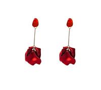 GUOXIAOMEI Pendientes Colgantes de Pétalos de Flores en Colores Pastel, Regalos de Navidad, San Valentín, Día de la Madre y Cumpleaños para Ella, Mujeres, Mamá, Esposa, Hermana, Acrílico