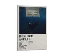 GuoYid Póster de pared Hit Me Hard And Soft, póster artístico de pared, impresiones para dormitorio, decoración del hogar, lienzo para colgar, 40 x 60 cm