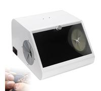 guoyjmm Caja de Pulido y rectificado de Laboratorio, Protector de lapeado, Estuche a Prueba de Polvo para arenadora Dental, colector de Polvo, colector de Polvo de vacío LED con 2 filtros