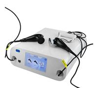 guoyjmm Máquina de Tecarterapia de 448k, Máquina de Diatermia para Fisioterapia, Dispositivo de Diatermia por Transferencia de Energía de RF Monopolar Res CET, con Sondas, Mangos y Placa Negativa