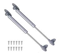 Guoyoocc 4Pcs Puntales de Gas,Pistones a Gas,Resorte de Gas de Puerta Ascendente,Hidráulico Amortiguador Puertas,Pistones a Gas Armarios,Bisagras de Cierre Suave,20 N ~ 150 N,2 Estilos