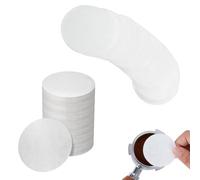 GUOYOU 500 PCS Filtro de Cafe 58mm Filtro Cafe de Pape Redondos Natural Sin Blanquear Filtros Cafe Desechable Espresso Filtros Cafetera Papel para Cafeteras Espresso y Cafeteras Moka Pot