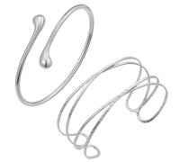 GUOYOU Pulsera Ajustable con Estampado Serpiente - Brazalete Flexible Animales para Mujer - Collar Vintage Halloween