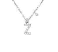 GUOYU Collares Plata de Ley 925 26 A - Z letra,Collares Letras Mujer,Dia De La Madre Collar Mujer Regalo,Regalo para Amiga, Hija, Sobrina, Hermana, Adolescente, Madre, Tía, Madrina, Abuela,pareja (Z)