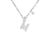 GUOYU Collares Plata de Ley 925 26 A - Z letra,Collares Letras Mujer,Dia De La Madre Collar Mujer Regalo,Regalo para Amiga, Hija, Sobrina, Hermana, Adolescente, Madre, Tía, Madrina, Abuela,pareja (M)