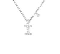 GUOYU Collares Plata de Ley 925 26 A - Z letra,Collares Letras Mujer,Dia De La Madre Collar Mujer Regalo,Regalo para Amiga, Hija, Sobrina, Hermana, Adolescente, Madre, Tía, Madrina, Abuela,pareja (I)