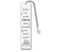 GUOYU - Marcapáginas de regalo para maestra, profesor, atsem - Idea de apreciación de fin de año escolar, graduación, Pascua - Escuela infantil y primaria (1)