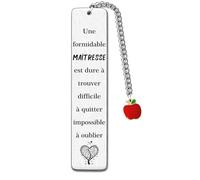 GUOYU - Marcapáginas de regalo para maestra, profesor, atsem - Idea de apreciación de fin de año escolar, graduación, Pascua - Escuela infantil y primaria (2)