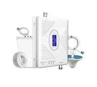 GUOZ 70dB gsm Repeater 2G 3G 4G Signal Booster 900 1800 2100 Tri Banda Amplificador Celular LTE 2600 Amplificador de teléfono móvil,90018002100mhz