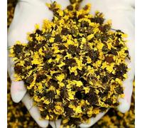 GUOZHAN 100/200 g de Velas de jabón para decoración del hogar, para Bodas, Rosas, Mariposas, orquídeas, manzanilla, Lavanda y jazmín, Mezcla de Flores secas.