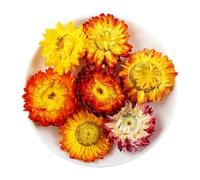 GUOZHAN 100/200 g de Velas de jabón para decoración del hogar, para Bodas, Rosas, Mariposas, orquídeas, manzanilla, Lavanda y jazmín, Mezcla de Flores secas.