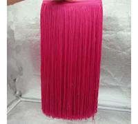 GUOZHAN Lote de 2 Metros de 50 cm/100 cm de Largo con Flecos de Encaje para Manualidades, Vestidos Latinos, escenarios, Ropa, Cortinas, Accesorios, Cinta.