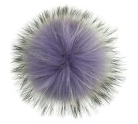 GUOZHAN Pompones con botón DIY Bolas Pompón de Piel para Bufandas Sombreros Gorras Accesorios