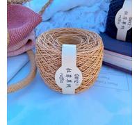GUOZHAN Rafia Vegetal extrafina de 220 m, Hilo Fino, Tejido a Mano, para Bolso, Gorro de Verano, Hilo de Crochet, Bricolaje, ecológico