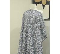 GUOZHAN Tela de Popelina de algodón Blueberry 40S para Coser Vestidos, Faldas, Patchwork Hecho a Mano (Metro)