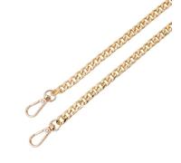 GUOZIF Cadena de Metal de 140cm, Cadena de Aluminio Negra Plateada Dorada para fabricación de Joyas, Accesorios para Bolso, Correa de Cadena, Cadenas de Repuesto con asa