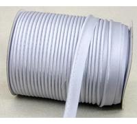 GUOZIF Cinta de bies de satén de poliéster de 1/2" (12 mm) con cordón para Manualidades de Patchwork, Material para Coser y Accesorios para el hogar Texto