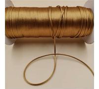 GUOZIF Cuerda de macramé Trenzada de Seda de 2 mm, Hilo de macramé, Nudo Chino, Pulseras de satén, Accesorios para Hacer Abalorios, 10-225 Metros