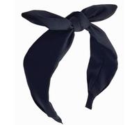 Guozihao 1 diadema anudada para mujer, turbante, diadema ancha, diadema con lazo para el pelo para mujer (negro)
